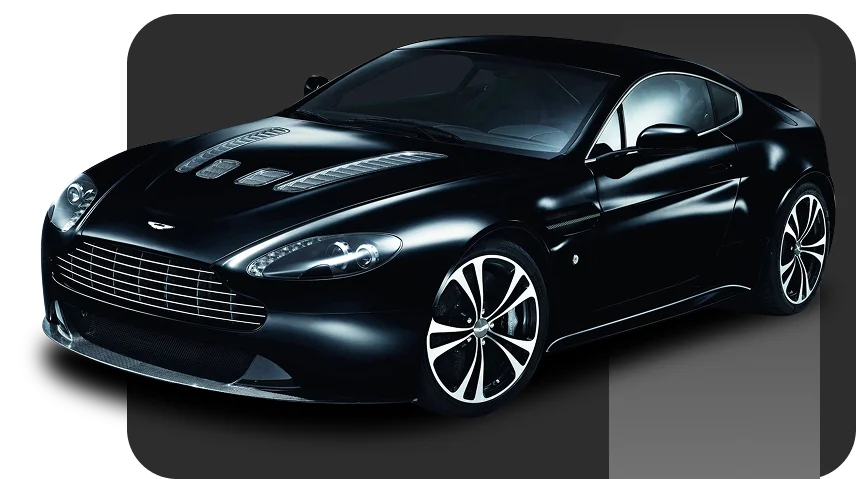 Black rental car